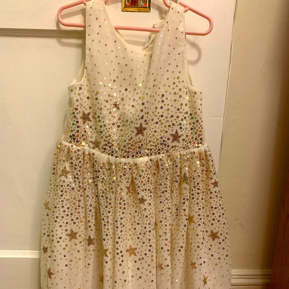 Sparkly special occasion girls dress
